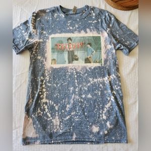 Edward Scissorhands Bleach Splatter Halloween Show And Tell Tee
